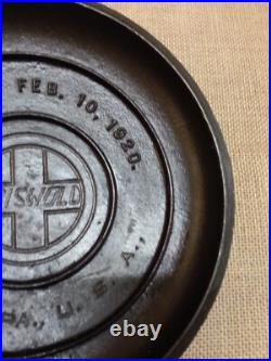Vintage Griswold Cast Iron #6 Cast Iron Dutch Oven Slant Logo Lid Cover Vintage Griswold Cast Iron #6 Cast Iron Dutch Oven Slant Logo Lid Cover
