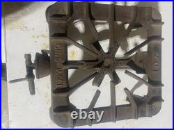 Vintage Griswold No. 201 Single Burner Cast Iron Gas Stove Hot Plate All Origi