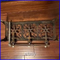 Vintage Griswold No. 403 Cast Iron Gas 3 Burner Cook Stove Untested Parts Repair