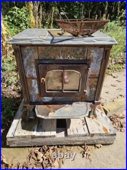 Vintage Hearthstone Soapstone Wood Burning Stove
