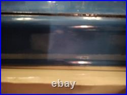 Vintage Large Le Creuset Blue Cast Iron Roasting Baking Casserole Pan Handles L1 Vintage Large Le Creuset Blue Cast Iron Roasting Baking Casserole Pan Handles L1