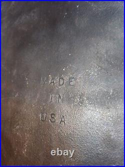 Vintage Lodge Cast Iron Rectangular Fish Fryer Roaster Pan