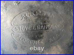 Vintage Martin Stove & Range #10 Cast Iron Skillet
