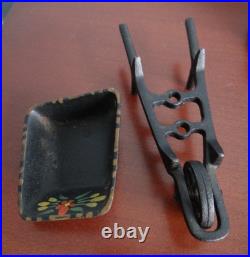 Vintage Miniature Cast Iron Lot 23 Pieces, Hand Painted, Stove Irons, scales etc