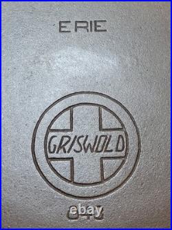 Vintage No. 10 Griswold Cast Iron Tite Top 3 Footed Dutch Oven 310A With Lid