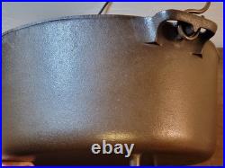 Vintage No. 10 Griswold Cast Iron Tite Top 3 Footed Dutch Oven 310A With Lid