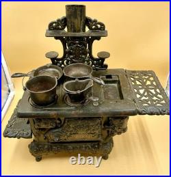 Vintage Royal Kenton Salesman Sample Child Cast Iron Stove