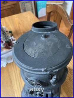 Vintage Spark Cast Iron Pot Belly Stove Small Salesman Sample No Lid Lifter