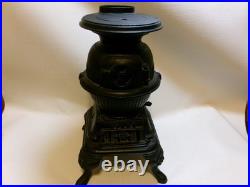 Vintage Spark Salesman Sample Toy Cast Grey Iron Pot Belly Stove from MT Joy PA