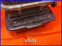 Vintage Taylor & Boggis GAME Logo Cast Iron Sad Iron Stove Heater Double Burner