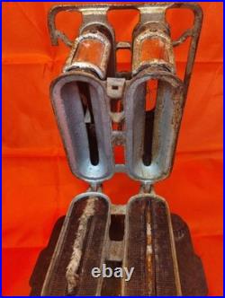 Vintage Taylor & Boggis GAME Logo Cast Iron Sad Iron Stove Heater Double Burner