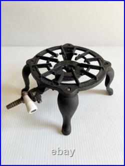 Vintage Union MFG CO. GEM Cast Iron Single Burner Cooking Camp Gas Stove Rare