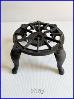 Vintage Union MFG CO. GEM Cast Iron Single Burner Cooking Camp Gas Stove Rare