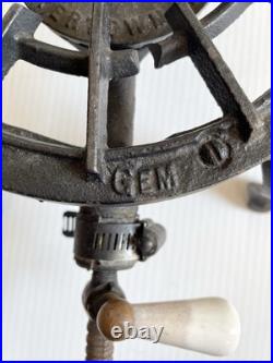 Vintage Union MFG CO. GEM Cast Iron Single Burner Cooking Camp Gas Stove Rare