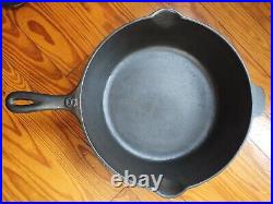 Vintage Unknown Maker Cast Iron Chicken Fryer 8