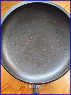 Vintage Unknown Maker Cast Iron Chicken Fryer 8
