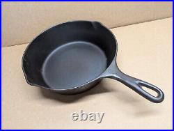 Vintage Unmarked Cast Iron Chicken Fryer with Lid # 8 Favorite Piqua NICE