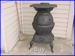 Vintage VARIETY # 118 pot belly cast iron wood burner Cook stove
