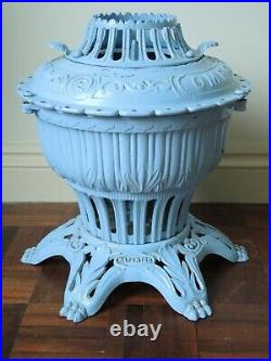 Vintage Victorian Cast Iron Freestanding'Omega' Stove (Gas Fire)