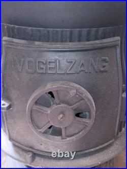 Vintage Vogelzang Cast Iron Wood Or Coal Stove Good Condition