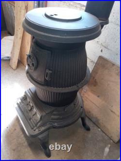Vintage Vogelzang Cast Iron Wood Or Coal Stove Good Condition
