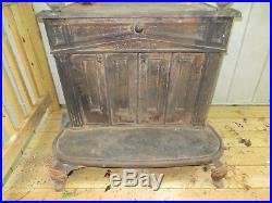 Vintage Wood Burning Cast Iron Fireplace/Stove