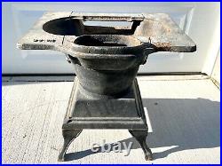 Vintage Wood Burning Stove Cast Iron Antique Stove QUEEN-NO. MAN. FDRY. CO