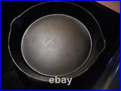 Vintage cast iron skillet 12 Wagner USA double pour Erie 14