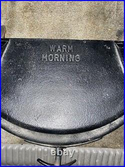 Vintage locke Model 112-A Cast Iron Wood Stove (Warm Morning)