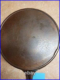 Vollrath cast iron #8 chicken fryer / deep skillet, heat ring