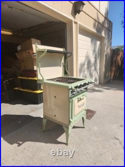 Vtg 1920's Union Lady Antique Gas Stove Orig. Cond Still Functional