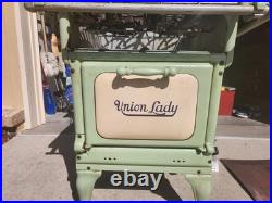 Vtg 1920's Union Lady Antique Gas Stove Orig. Cond Still Functional