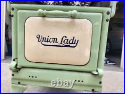 Vtg 1920's Union Lady Antique Gas Stove Orig. Cond Still Functional