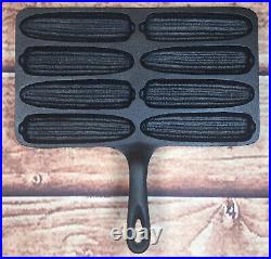 Vtg BSR Birmingham Stove & Range HANDY DAN Cast Iron Corn Stick Pan RESTORED
