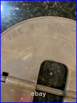 Vtg Griswold Cast Iron 14 Inch Stove Damper