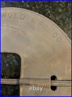 Vtg Griswold Cast Iron 14 Inch Stove Damper