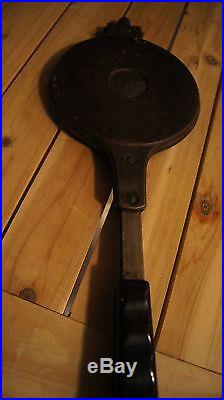 Vtg Jotul Pizzelle Cookie Maker Goro Iron Made In Norway Stove Top Cast Iron