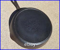 Vtg Martin Stove & Range #9 Cast Iron Skillet Hamburger Logo