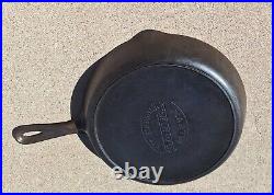 Vtg Martin Stove & Range #9 Cast Iron Skillet Hamburger Logo