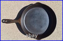 Vtg Martin Stove & Range #9 Cast Iron Skillet Hamburger Logo