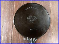 Wagner National #7 Dual Logo Cast Iron Skillet Restored