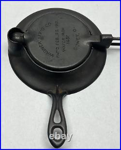 Wagner wafer cast iron pizelle maker 1451 and base patd 1910 Very nice