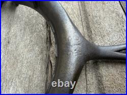 Western Importing Cast Iron Heart Shaped waffle Iron Griswold WIC Base RESTORED