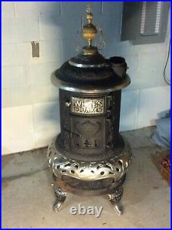 White's Oak No. 18 antique cast iron wood or coal burning stove