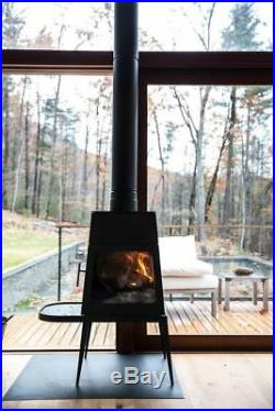Wittus Modern Wood Burning Shaker Stove / Fireplace Iron with stove pipe