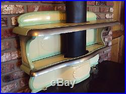 Wonderful All Original And Working Antique / Vintage Cast Iron Kitchen Stove Co