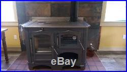 Wood Burning Cook Stove Regina, Made in Italy, UL & ULC-certified, MARBLE TILE