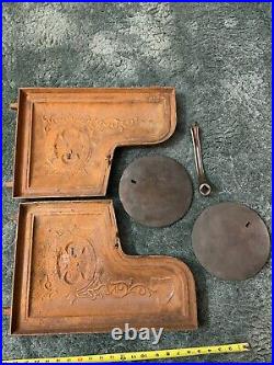 Wood Stove Cast Iron Door Pizza Bread Oven antique with stove parts and handle