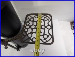 Wood Stove Pipe Warming Shelves Adjustable Trivets Antique 1869 Cast Iron