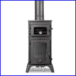 Woody Cast Stove tih Oven, LUXURY Wood Burning Stove, 753.47 ft², 176.36 lbs Woody Cast Stove tih Oven, LUXURY Wood Burning Stove, 753.47 ft², 176.36 lbs